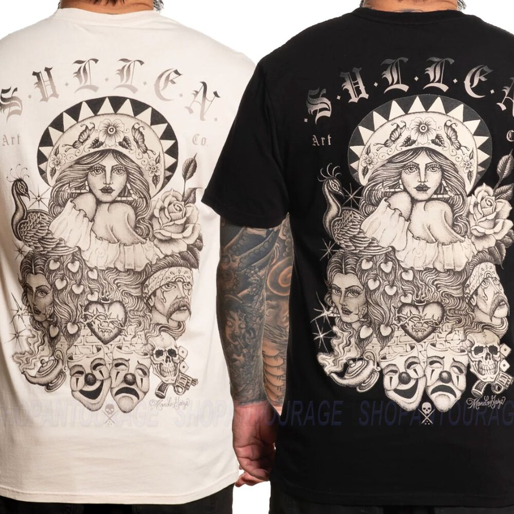Sullen Art Collective Mando Garza Premium SCM6225 Short Sleeve T-shirt For Men